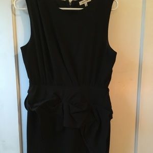 Black mid length cocktail dress